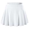 Jugaoge Girls Athletic Skirts Workout Sport Skort with Shorts for Golf Tennis Roller Ice Skating Running White 14-15 Years view 1
