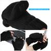 ECYC Unisex Winter Fingerless Gloves, Knitted Half Finger Mitten Gloves Warm Convertible Clamshell Gloves for Men Women view 4