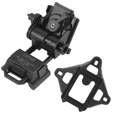 Gexmil PVS 15/18 Night Vision Goggles L4 G24 NVG Mount with 3-Hole Skeleton Shroud (Black)