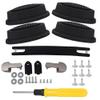ETFBUY 4 x Suitcase Side Stud Feet Pads Plastic Holders with 7.87inch Handle view 1