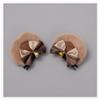 1 Pair Kawaii Round Teddy Bear Ear Hair Clips Brown Headband Cosplay Halloween Animal Ears Clips Flannel Hair Accessories view 3