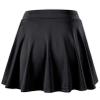 Jugaoge Girls Athletic Skirts Workout Sport Skort with Shorts for Golf Tennis Roller Ice Skating Running Black 10-11 Years view 2