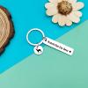 Funny Drive Safe Keychain New Driver Gifts for Son Daughter Father Drive Safe Keychain for Husband Boyfriend Trucker Bus Driver Sweet 16 Birthday Present Christmas Anniversary Graduation Present view 4