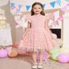 Arshiner Tulle Tutu Dress for Toddler Girls Baby Girl Mermaid Tutu Princess Party Sundress (Pink Flower, 2T) view 3