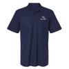 Campus Lab University of Wisconsin-Stout Primary Logo Men's Adult 100% Cotton Knit Polo Shirt, Navy, XX-Large view 1