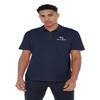 Campus Lab University of Wisconsin-Stout Primary Logo Men's Adult 100% Cotton Knit Polo Shirt, Navy, XX-Large view 2