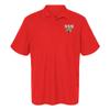 Southern Illinois University Edwardsville Primary Logo Men's Adult 100% Cotton Knit Polo Shirt, Red, XX-Large view 1