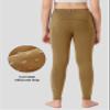 Willit Girls Fleece Horse Riding Pants Equestrian Breeches Kids Winter Riding Tights Thermal Schooling Tights Coffee M view 2