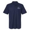 Campus Lab Monmouth University Primary Logo Men's Adult 100% Cotton Knit Polo Shirt, Navy, XX-Large view 1