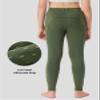 Willit Girls Fleece Horse Riding Pants Equestrian Breeches Kids Winter Riding Tights Thermal Schooling Tights Army Green M view 2