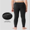 Willit Girls Fleece Horse Riding Pants Equestrian Breeches Kids Winter Riding Tights Thermal Schooling Tights Black L view 2