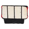 AINTIER Golf Cart Seat Covers Dress UP Older Golf Cart Durable Material Fit Like a Glove for EZGO TXT, Front, Easy to Install, Red and Black view 2
