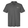 Campus Lab Polk State College Primary Logo Men's Adult 100% Cotton Knit Polo Shirt, Charcoal, 3X-Large view 1