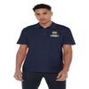 Campus Lab University of Northern Colorado Primary Logo Men's Adult 100% Cotton Knit Polo Shirt, Navy, XX-Large view 2