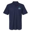 Campus Lab University of West Florida Primary Logo Men's Adult 100% Cotton Knit Polo Shirt, Navy, XX-Large view 1