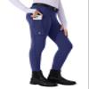 Willit Girls Fleece Horse Riding Pants Equestrian Breeches Kids Winter Riding Tights Thermal Schooling Tights Navy Blue S view 1