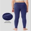 Willit Girls Fleece Horse Riding Pants Equestrian Breeches Kids Winter Riding Tights Thermal Schooling Tights Navy Blue S view 2