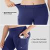 Willit Girls Fleece Horse Riding Pants Equestrian Breeches Kids Winter Riding Tights Thermal Schooling Tights Navy Blue S view 4