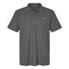 Campus Lab Lehman College Primary Logo Men's Adult 100% Cotton Knit Polo Shirt, Charcoal, 3X-Large view 1