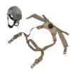 Helmet Chin Strap for Fast MICH Wendy Helmet, 4 Points Tactical Helmet Accessories Retention System Chin Strap, Helmet General Suspension Lanyard with 4 Sets of Fastening Screws view 1