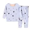 Toddler Girl Boy Cartoon Print Top Pants Casual Loose Home Wear Set For 0 To 7 Years Teen Girl (Light Blue, 3-4 Years) view 1