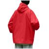 Ymosrh Windbreaker Jackets for Men, Rain Lightweight Packable Coats Men Waterproof Jackets with Hood Men's Jacket Raincoat Mens Coats Impermeables para La Lluvia Hombre Jacket Coat (3XL, Red) view 2