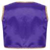 LiiYii Men's Arabian Prince Vest Tops Sleeveless V Neck Vest Cardigan Waistcoat for Halloween Dark Purple XX-Large view 4