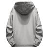 Ymosrh Rain Jackets for Men Waterproof, Windbreaker Jacket Mens Lightweight Hooded Raincoat Jackets Waterproof Hoodie Ultra Light Jacket Packable with Hood Big and Jackets Coats (XL, Gray) view 4