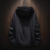 Ymosrh Jacket for Men, Waterproof Windbreaker Rain Jacket Mens Lightweight Hooded Raincoat Jackets Men Fashion Packable Jacket with Hood Jacket Big and Tall Men's Jackets Coats (L, Black) view 3