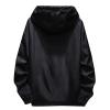 Ymosrh Jacket for Men, Waterproof Windbreaker Rain Jacket Mens Lightweight Hooded Raincoat Jackets Men Fashion Packable Jacket with Hood Jacket Big and Tall Men's Jackets Coats (L, Black) view 4