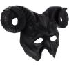 Abaodam Ox Horn Mask Horns Masquerade Mask Animal Half Face for Festival Party Halloween Costume Cosplay view 1