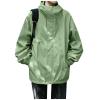 Ymosrh Waterproof Jacket, Rain Lightweight Packable Coats Men Jackets with Hood Windbreaker Jacket Mens Jacket Big and Tall Jacket Men's Coats for Breathable Jackets Coat (XXL, Green) view 1