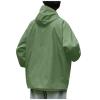 Ymosrh Waterproof Jacket, Rain Lightweight Packable Coats Men Jackets with Hood Windbreaker Jacket Mens Jacket Big and Tall Jacket Men's Coats for Breathable Jackets Coat (XXL, Green) view 2