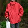 Ymosrh Jacket for Men, Rain Lightweight Packable Coats Men Waterproof Jackets with Hood Windbreaker Coat Techwear Jacket Adults Men's Jacket Mens Raincoat Jackets Work Hoodies Coats (XL, Red) view 4