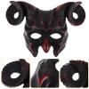Abaodam Ox Horn Mask Horns Masquerade Mask Animal Half Face for Festival Party Halloween Costume Cosplay view 4