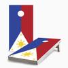 Skip's Garage Philippine Flag 2x4 Cornhole Boards - All Weather Bags - Include Carry Case view 1