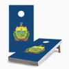 Skip's Garage Vermont Flag 2x4 Cornhole Boards - Corn Filled Bags - Include Hole Lights view 1