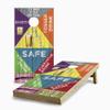Skip's Garage Drinking 2x4 Cornhole Boards - All Weather Bags - Include Score Combo view 1