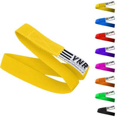 YNR Premium Gymnastic Bar Loops Straps, hand grip, palm protection, guards (32CM, Yellow)
