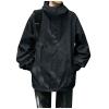 Ymosrh Mens Coats and Jackets, Rain Lightweight Packable Coats Men Waterproof Jackets with Hood Windbreaker Jacket Big Tall Coats Jacket Coats for Jacket Men's Coat Jackets (M, Black) view 1
