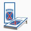 Skip's Garage 10th Mountain Division 2x4 Cornhole Boards - Corn Filled Bags - Include Carry Case view 1
