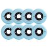 UZIAH 8 Packs of 72mm 76mm 80mm Luminous Wheels Mute Skate Inline Wheels High Speed Outdoor Skate Luminous Wheels Replacement Wheels,Blue,72mm view 1
