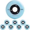 UZIAH 8 Packs of 72mm 76mm 80mm Luminous Wheels Mute Skate Inline Wheels High Speed Outdoor Skate Luminous Wheels Replacement Wheels,Blue,72mm view 3