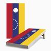 Skip's Garage Venezuelan Flag 2x4 Cornhole Boards - Corn Filled Bags - Include Hole + Edge Lights + Score view 1