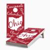 Skip's Garage Ohio State Pride 2x4 Cornhole Boards - All Weather Bags - Include Hole Lights + Score Combo view 1