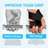 YNR Premium Gymnastic Bar Loops Straps, hand grip, palm protection, guards (28CM, Yellow) view 4