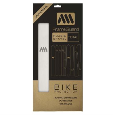 All Mountain Style Bike Frame Protection Kit - 18-Piece Clear Film for Gravel & Road - Ultra-Light 200m PVC, Scratch-Resistant, Easy DIY Install - Clear