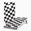 Skip's Garage Checkered Flag 2x4 Cornhole Boards - All Weather Bags - Include Carry Case view 1