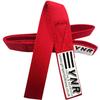 YNR Premium Gymnastic Bar Loops Straps, hand grip, palm protection, guards (30CM, Red) view 3
