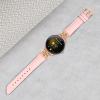 DLUCCA Leather Strap Compatible with Google Pixel Watch, Women Fashion Leather Sport Band with Unique Crown Design Slim Bracelet Compatible with Google Pixel Watch -Pink view 4